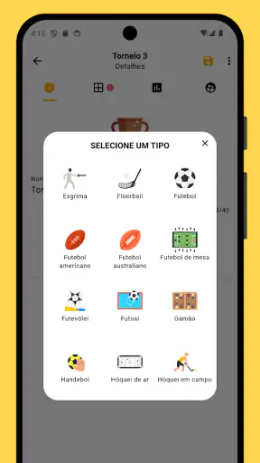 Winner - Gerenciar torneios screenshot