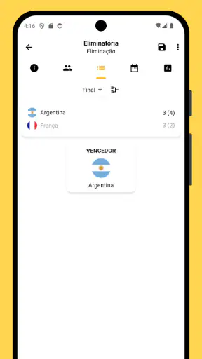 Winner - Gerenciar torneios screenshot