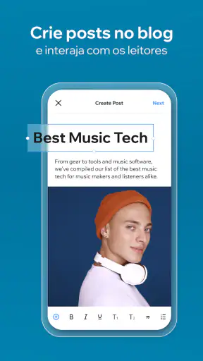 Wix - Criar site já! screenshot