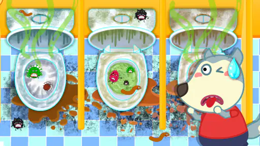 Wolfoo House Cleanup Life screenshot