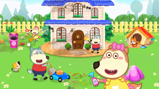 Wolfoo House Cleanup Life screenshot