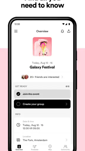 Woov - Your Festival Companion screenshot