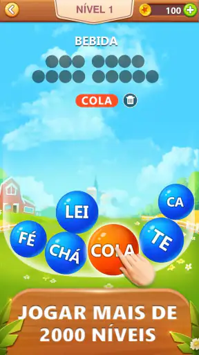 Word Bubble - jogo de palavras screenshot