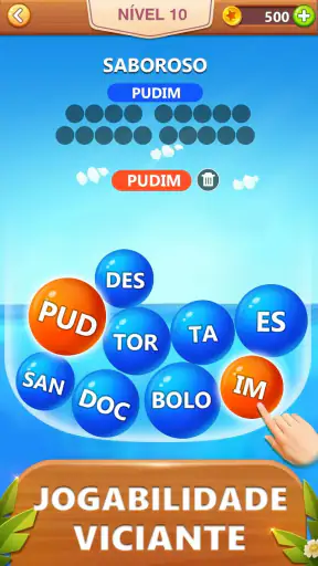 Word Bubble - jogo de palavras screenshot