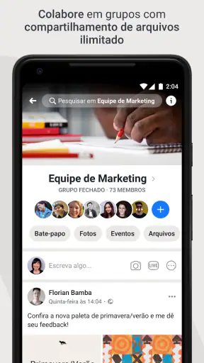 Workplace from Facebook screenshot