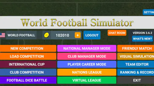 World Football Simulator screenshot