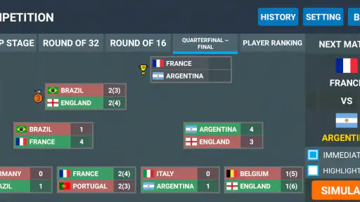 World Football Simulator screenshot