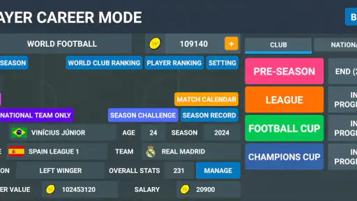World Football Simulator screenshot