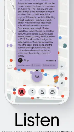 Wrinkles: Audio Tour Guide screenshot