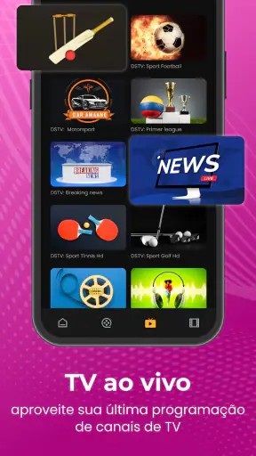 Xtream IPTV jogador screenshot