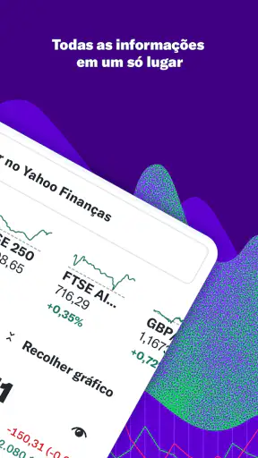 Yahoo Finanças screenshot