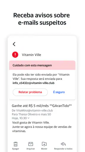 Yahoo Mail – e-mail organizado screenshot
