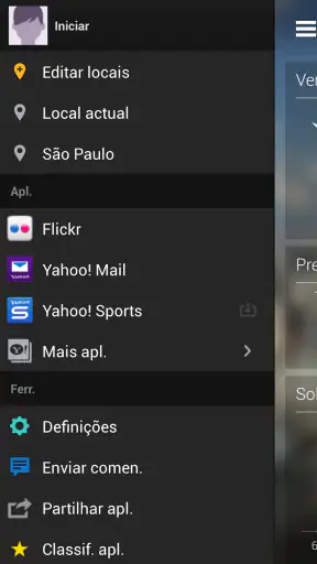 Yahoo Tempo screenshot