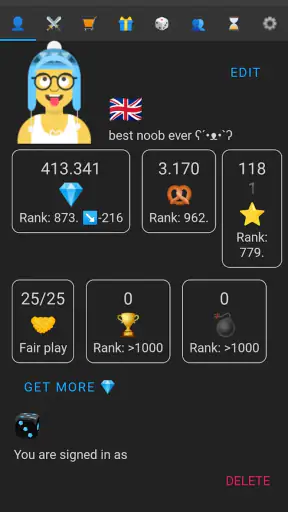 Yamb screenshot