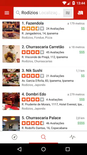 Yelp screenshot