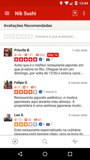 Yelp screenshot