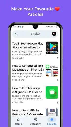 Yitake - App screenshot