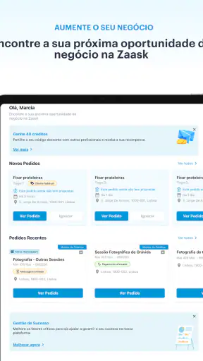 Zaask para Profissionais screenshot