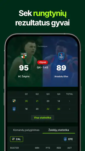 Žalgiris screenshot