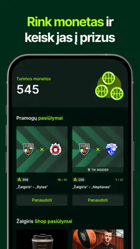 Žalgiris screenshot