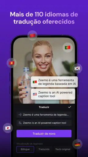 Zeemo: Vídeo IA e Legendas screenshot