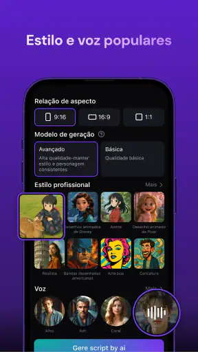 Zeemo: Vídeo IA e Legendas screenshot