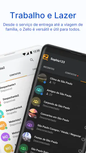 Zello Walkie Talkie screenshot
