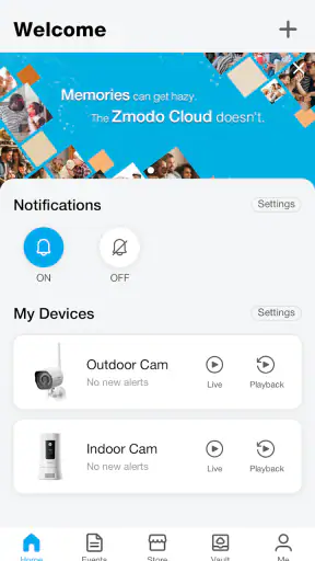 Zmodo screenshot