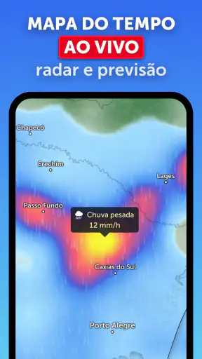 Zoom Earth - Tempo Radar Mapa screenshot
