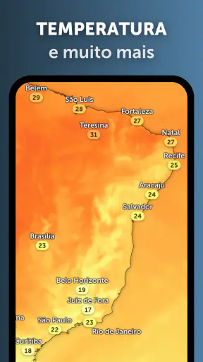 Zoom Earth - Tempo Radar Mapa screenshot