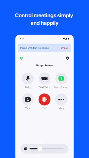 Zoom Rooms Controller screenshot