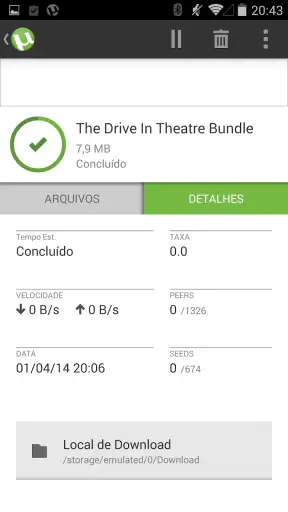 µTorrent® -Baixador de Torrent screenshot